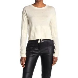 3.1 Phillip Lim Cropped Cashmere Pullover in cream size XS